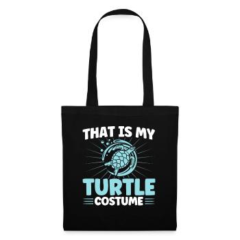 Tortues marines Tortue marine Tortue G - Sac en tissu - noir - Devant