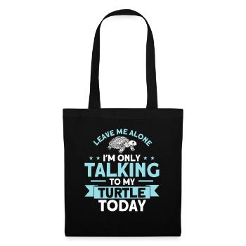 Sea turtle Turtle turtles Liebhab - Tote Bag - black - Front