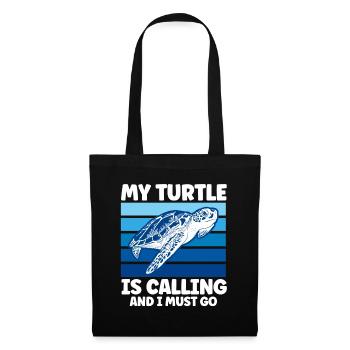Turtle keeping Sea turtles Turtles - Tote Bag - black - Front
