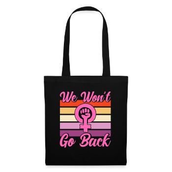 Égalité des sexes Feminism Rec - Sac en tissu - noir - Devant