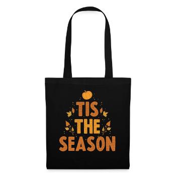 Tis The Season Pumpkin Pumpkin Gift - Tote Bag - black - Front