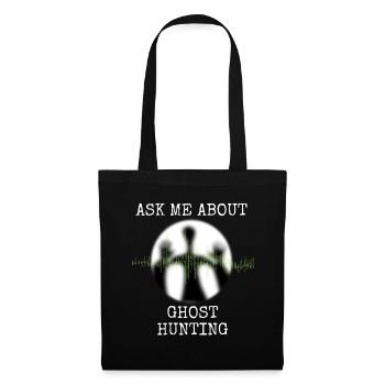 Chasse aux fantômes Posez-moi des questions sur la chasse aux fantômes - Sac en tissu - noir - Devant