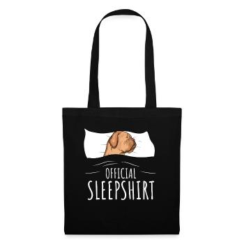 Dogue de Bordeaux Chemise de couchage pour chien - Sac en tissu - noir - Devant