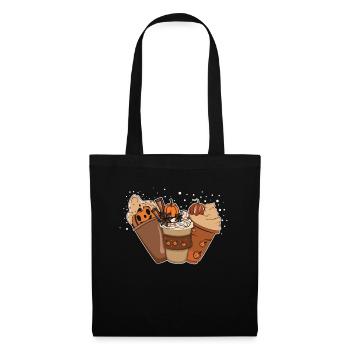 Pumpkin Drink Thanksgiving Season Autumn - Tote Bag - black - Front