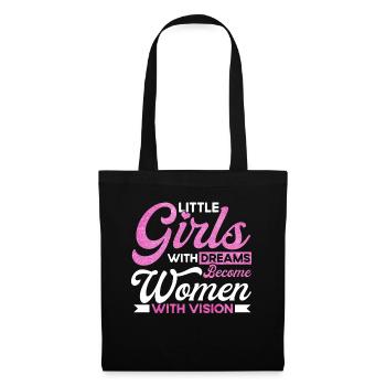 Égalité féministe des genres F - Sac en tissu - noir - Devant