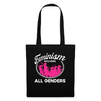 Feminismus Rechte der Frauen Feministisch Geschenk - Stoffbeutel - Schwarz - Vorne