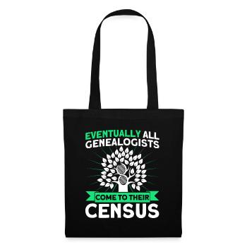Généalogie Généalogie généalogique Gesche - Sac en tissu - noir - Devant