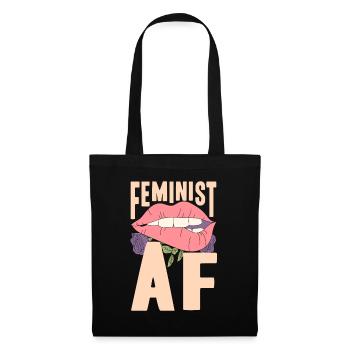 Égalité féministe des genres F - Sac en tissu - noir - Devant