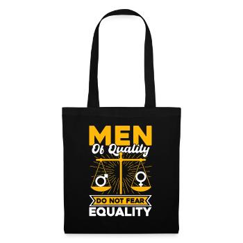 Égalité des sexes Égalité des sexes - Sac en tissu - noir - Devant