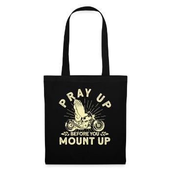 Christian Motorcyclist Motorcycle Biker Gift - Tote Bag - black - Front