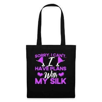 Gymnastes de yoga aérien Soie aérienne Yoga aérien W - Sac en tissu - noir - Devant
