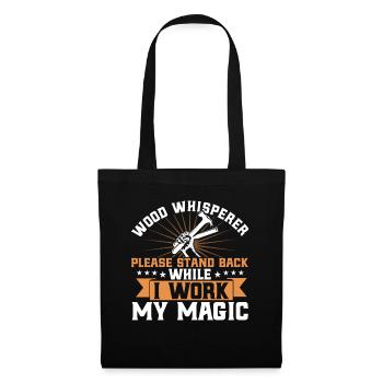 Woodworking Carpenter Woodworker Gift - Tote Bag - black - Front