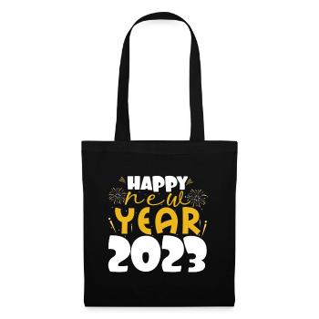 Love Celebrate 2023 Hello 2023 Bonne année 2023 - Sac en tissu - noir - Devant