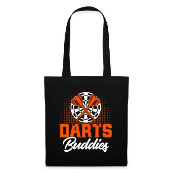 Dartboard Dart Throw Darts Gift - Tote Bag - black - Front