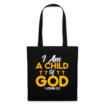 Religiously Inspiring Bible Verse Gift - Tote Bag - black - Front