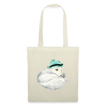 Renard arctique mignon - Sac en tissu - nature - Devant