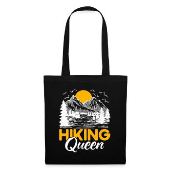Cadeau de randonnée en plein air - Sac en tissu - noir - Devant