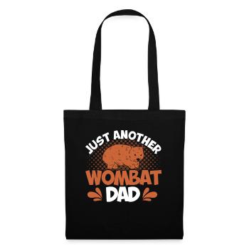 Wombats Wombat Australien Outback Geschenk - Stoffbeutel - Schwarz - Vorne