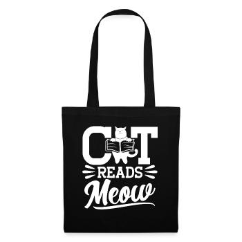 Chat Chats Amoureux Chat Maman Cadeau - Sac en tissu - noir - Devant