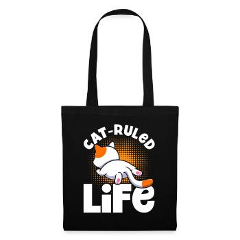 Proverbes de chat Chats Amants Chats Parents - Sac en tissu - noir - Devant