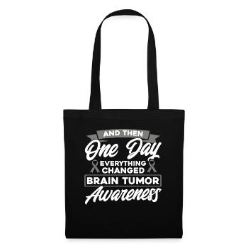 Brain Tumor Support Brain Tumor Fighter Brain Tumo - Tote Bag - black - Front