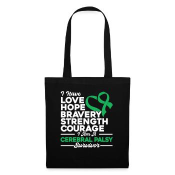 Cerebral Palsy Consciousness Cerebral Palsy About - Tote Bag - black - Front