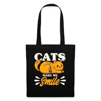 Cats lovers cat parents cats sayings - Tote Bag - black - Front