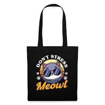 Proverbes de chat Chats Amants Chats Parents - Sac en tissu - noir - Devant