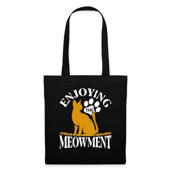 Chat Chat Parents Chats Dictons Cadeau - Sac en tissu - noir - Devant