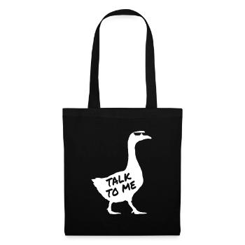 Talk to me goose - Tote Bag - black - Front