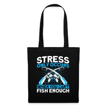If you can't fish enough fishing gift - Tote Bag - black - Front