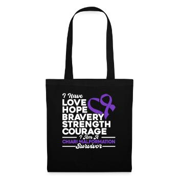 Chiari Malformation Awareness Chiari Malformatio - Sac en tissu - noir - Devant