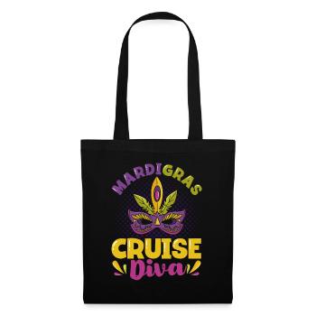 Cadeau Mardigras Cruise Diva Mardi Gras - Sac en tissu - noir - Devant