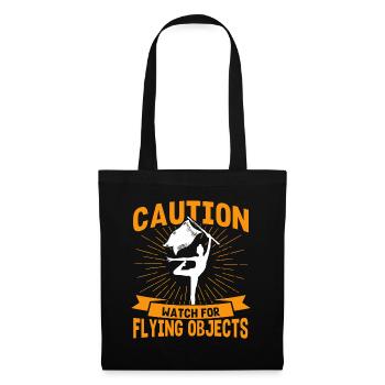 Beware of flying objects Flag guard G - Tote Bag - black - Front
