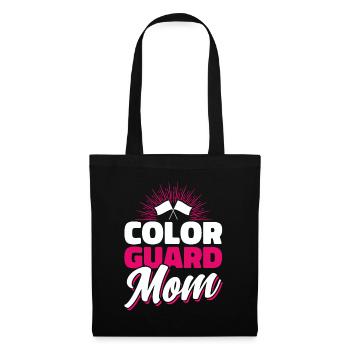 Color Guard Mom Flag Guard Cadeau - Sac en tissu - noir - Devant