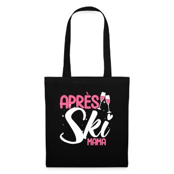 Apres Ski Après Ski Mama Geschenk - Stoffbeutel - Schwarz - Vorne