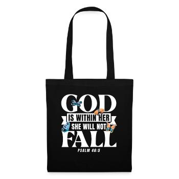 Bible Verse Inspirational Jesus God Gift - Tote Bag - black - Front
