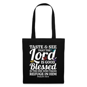 Jesus God Bible Verse Inspiring Gift - Tote Bag - black - Front