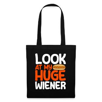 They made my huge sausage to Hot Dog - Tote Bag - black - Front