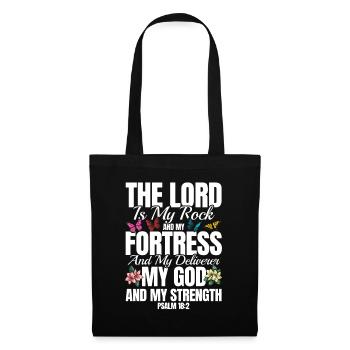 Religious Inspirational Bible Verse Gift - Tote Bag - black - Front
