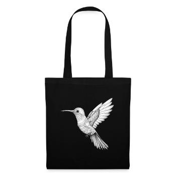 Colibri - Sac en tissu - noir - Devant