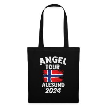 ALESUND 2024 Voyage de pêche Norvège - Sac en tissu - noir - Devant