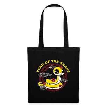 Year Of The Snake Cute Kawaii Chinese New Year - Tote Bag - black - Front