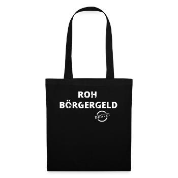Börgergeld cru - Sac en tissu - noir - Devant
