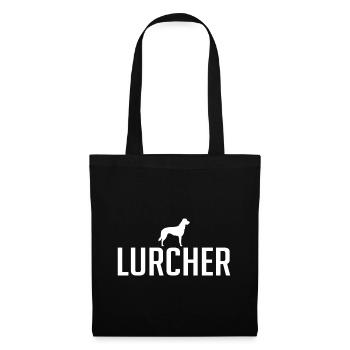 Lurcher Race de chien Chiens Wilsigns - Sac en tissu - noir - Devant