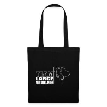 TEAM Large Münsterlander Dog Dog Wilsigns - Tote Bag - black - Front