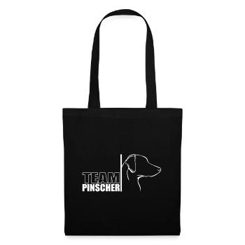 TEAM Pinscher Chien Chien Wilsigns - Sac en tissu - noir - Devant
