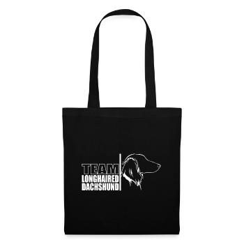 TEAM Teckel à poil long Chiens Teckel Wilsigns - Sac en tissu - noir - Devant