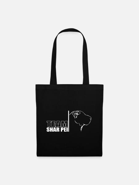 TEAM Shar Pei Hunde Hund Wilsigns - Stoffbeutel - Schwarz