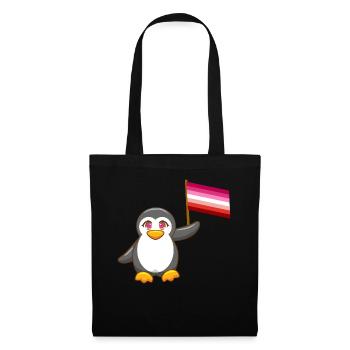 Gay Pride Month Antarctica Animal Penguin Lesbian LGBT - Tote Bag - black - Front